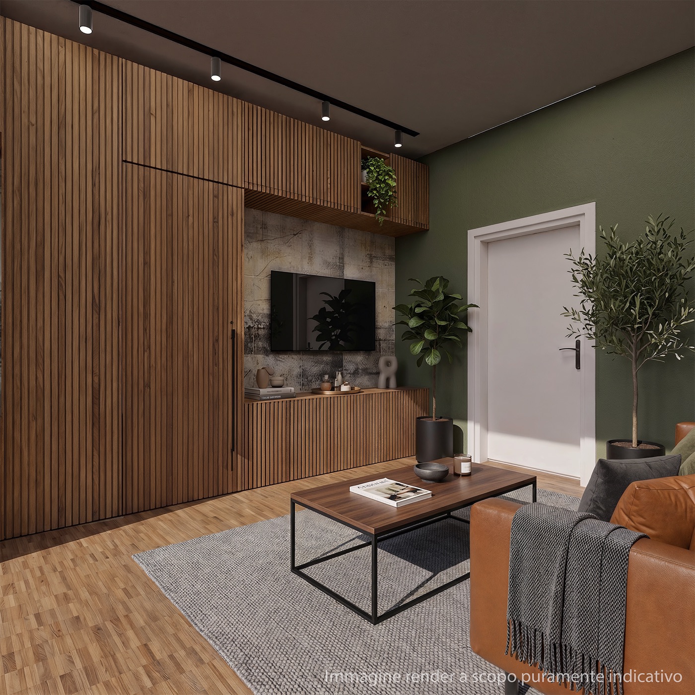Interno living Le Fonderie, Corpo A