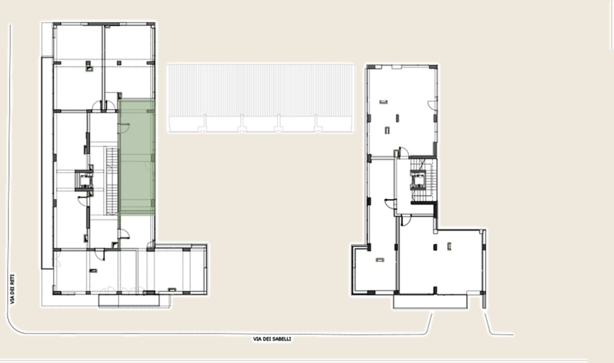 Key plan dell'interno A18