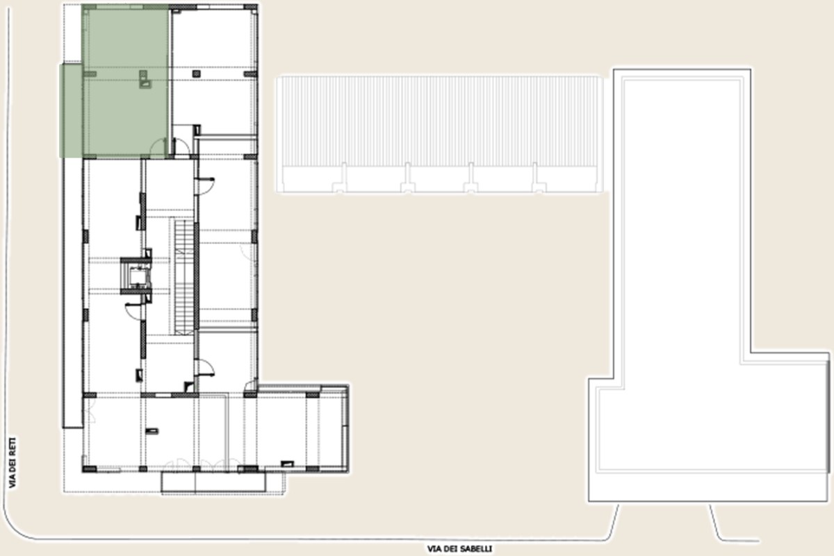 Key plan dell'interno A22