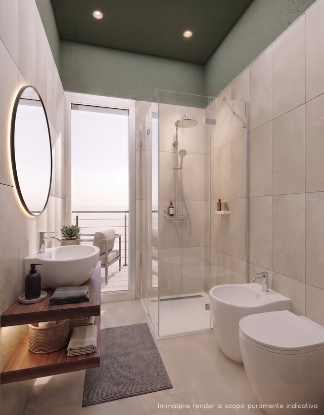 Il bagno dell'interno A14